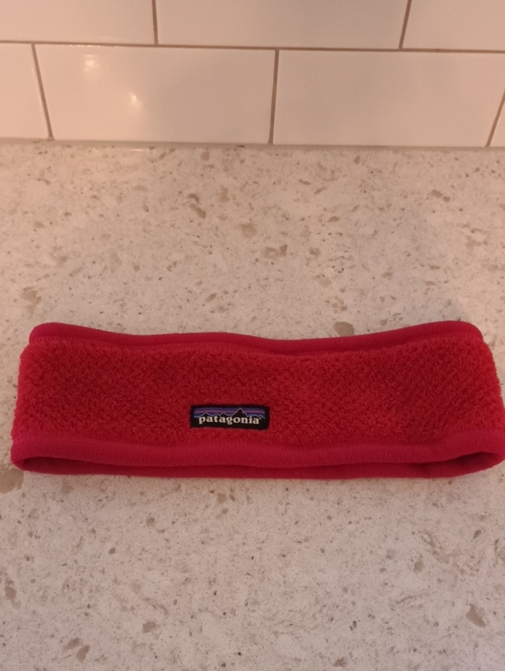 Patagonia Red Fleece Ear Warmer Headband